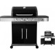 ΨΗΣΤΑΡΙΑ ΥΓΡΑΕΡΙΟΥ UNIMAC GAS BBQ (661316) 4+1 (ΠΛΑΪΝΗ) ΕΣΤΙΕΣ BLACK  PREMIUM